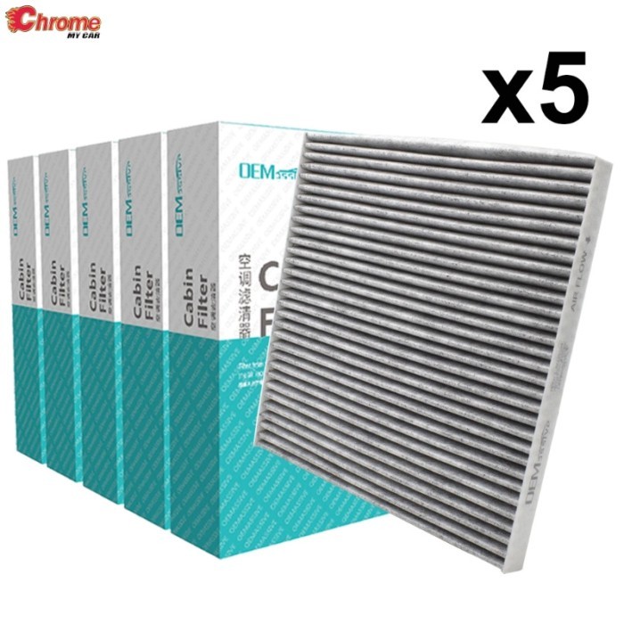 5x Car Cabin Air Filter B7277-JN20A 27277-JA00C For Nissan Altima Murano Teana Maxima Quest 2007 20