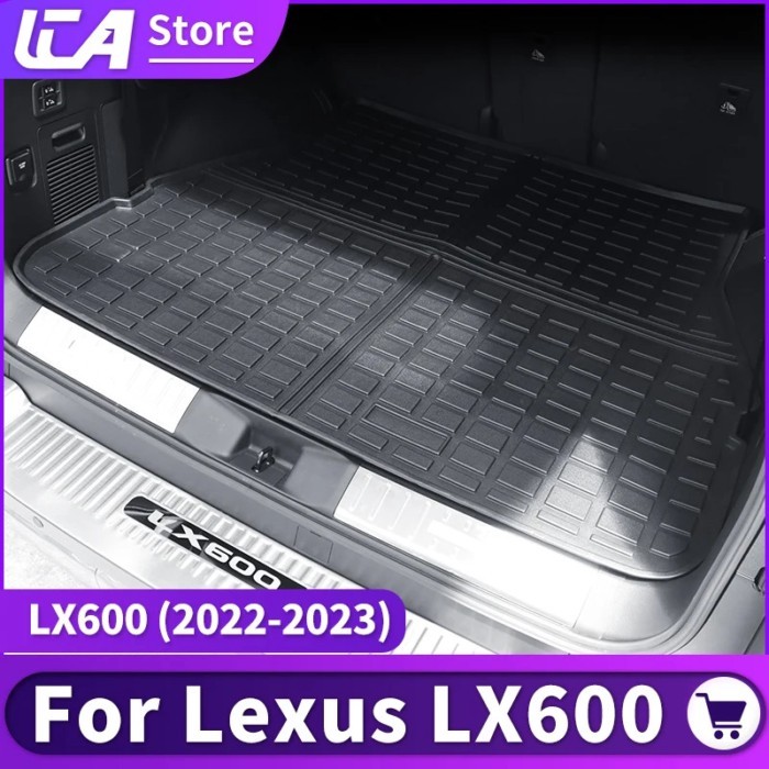 For 2022 2023 Lexus 600 Lx600 7 Seats Car Trunk Tail box mat LX 600 Interior Decoration Upgrade Acc