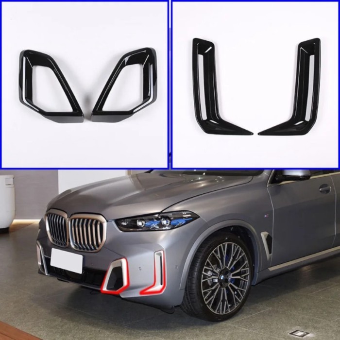 Car front face bumper For BMW X5 2023 Air intake Exterior Accessories Decorative accessories  2-pie