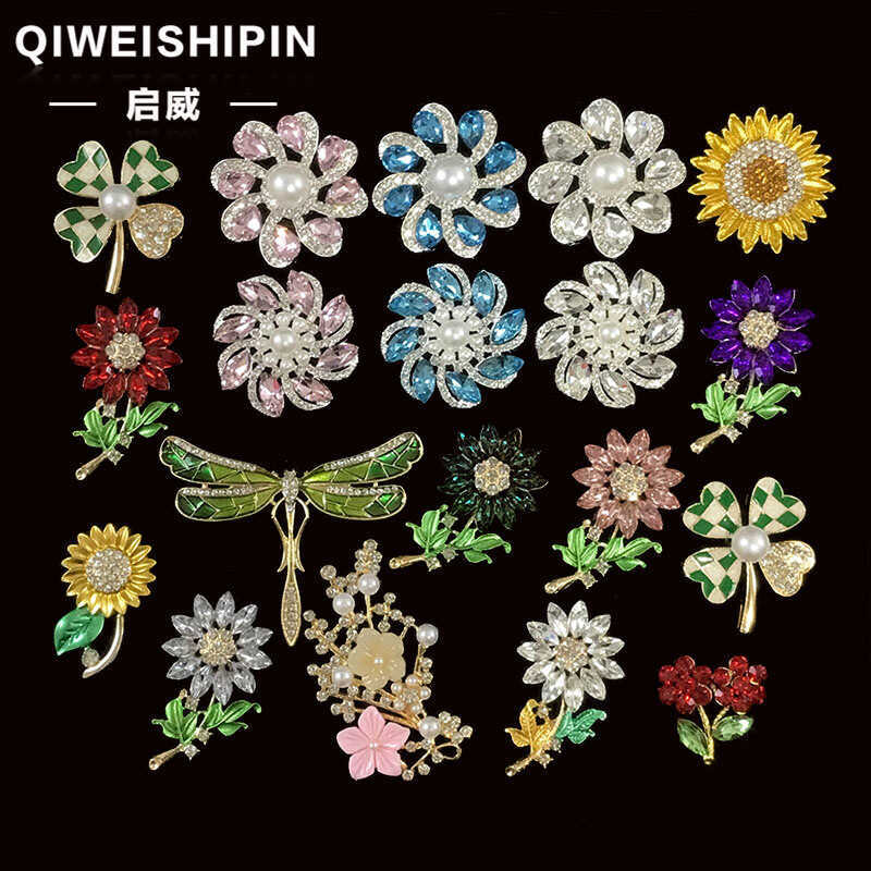 Qiwei ดอกทานตะวันดอกทานตะวันสัตว์ diy เครื่องประดับอุปกรณ์เสริมรถ Air Outlet เคสโทรศัพท์เพชรอุปกรณ์เ