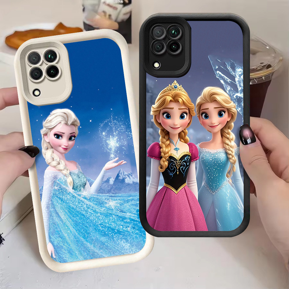 G-74 Frozen Casing สําหรับ Samsung Galaxy A12 A22 5G สีดําและสีขาว
