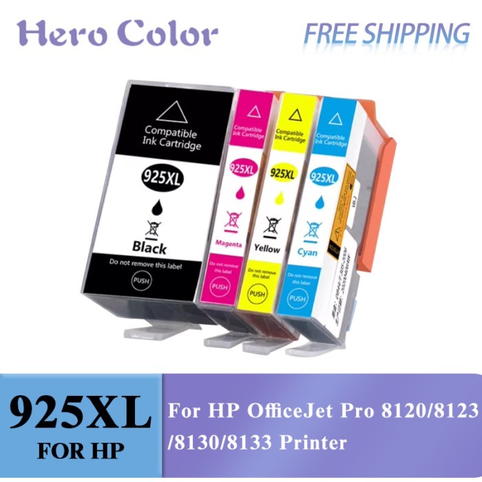 Compatible HP925 HP 925e HP925e Premium Color Ink Cartridge For HP OfficeJet Pro 8120/8123/8130/813