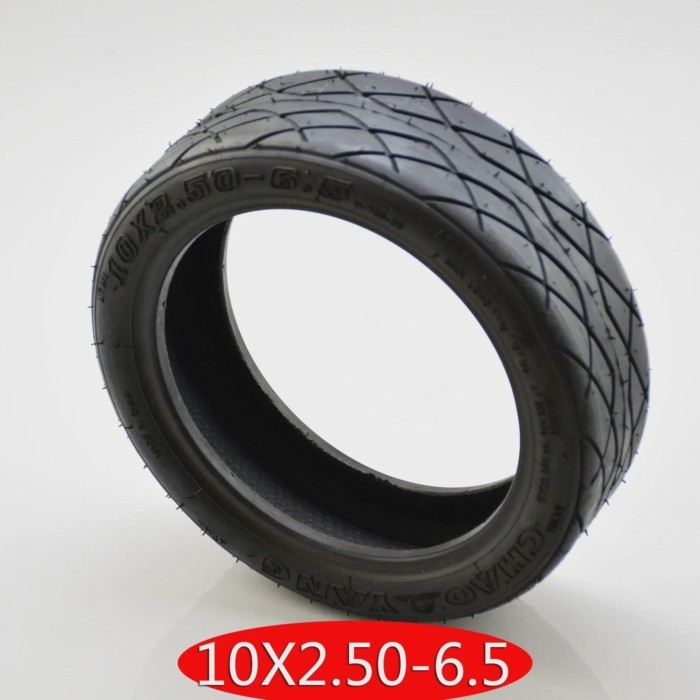 Tyre 10X2.50-6.5 Tubeless Tires Tyres Fits For 10 Inches Electric Scooter 36V 48V Motor Hub Front o