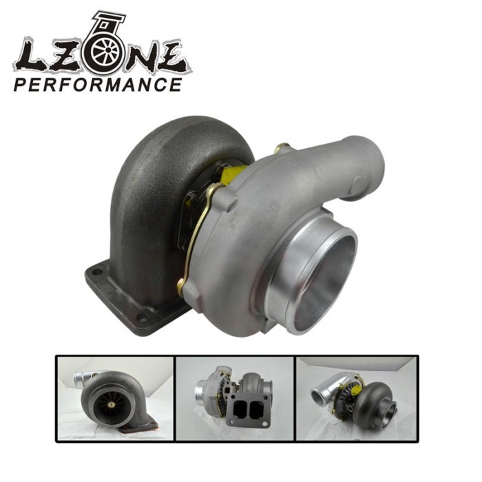 LZONE - TURBO T04Z T70 T4 flange A/R 84 A/R 0.70 OIL cold 4"; V band TurboCharger T04Z-1 JR-TURBO40