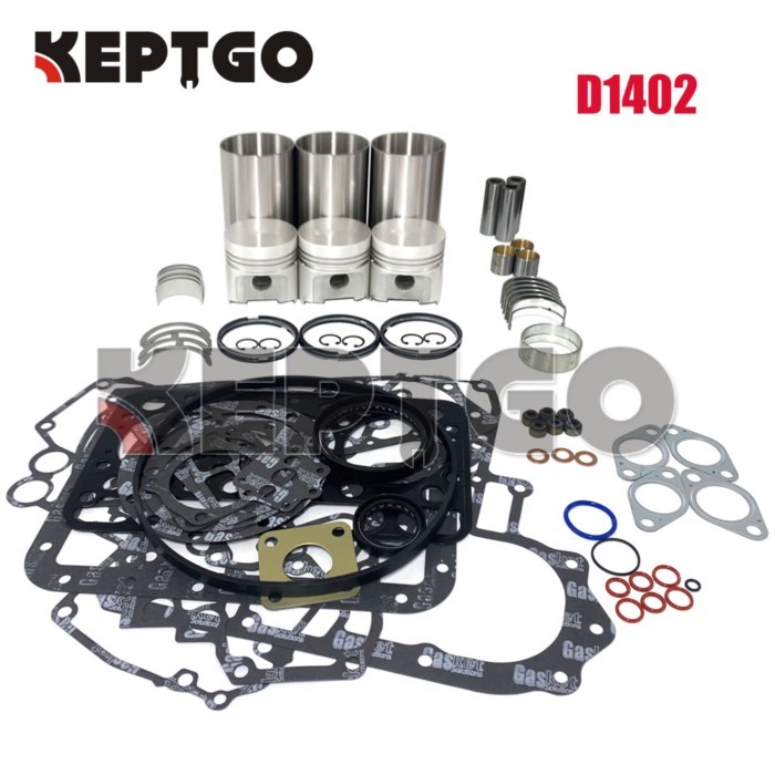 STD New D1402 D1402BA Overhaul Rebuild Kit For Kubota Engine