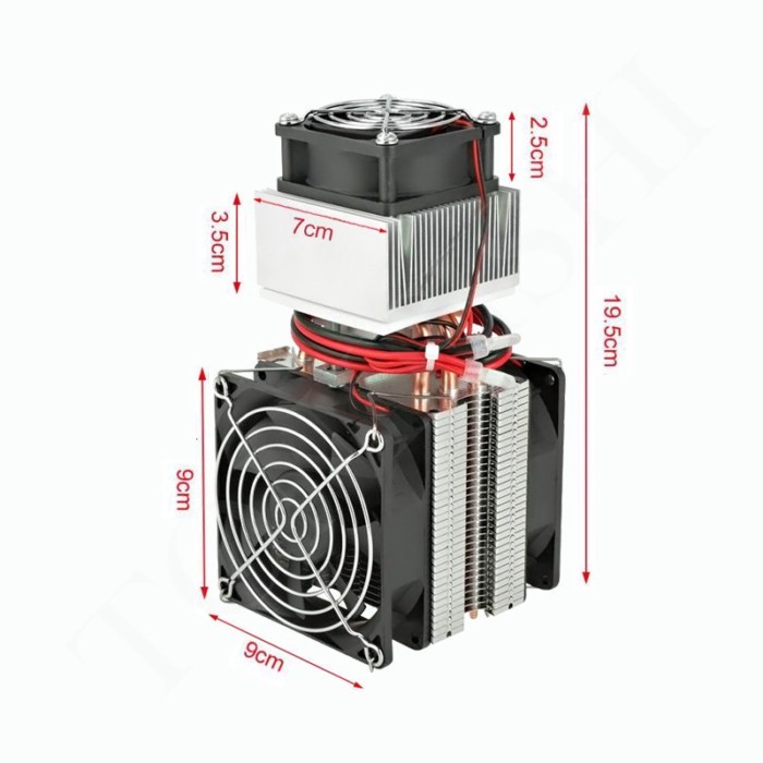 XD-6088 Diy Electronic Refrigerator Small Cooling Radiator 12V Refrigerator Mini Air Conditioning S