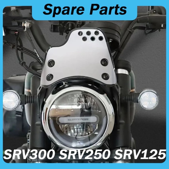 New Motorcycle Accessories Fit QJMOTO SRV300 Retro Style Windshield Apply For QJMOTO SRV300 SRV125