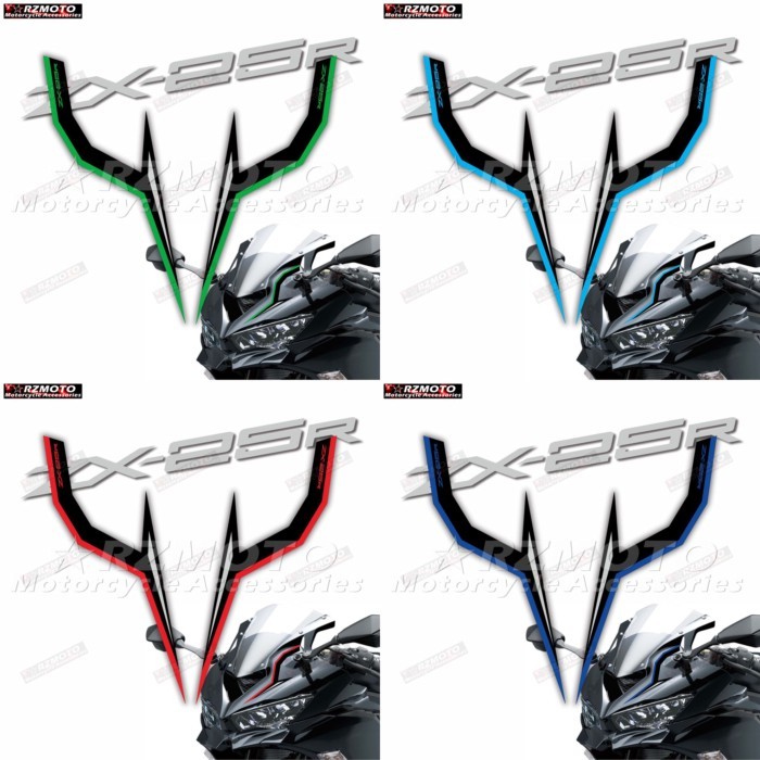 For ZX-25R ZX25R Motorcycle Fairing Sticker Motorcycle Head Sticker Reflective Waterproof Modificat