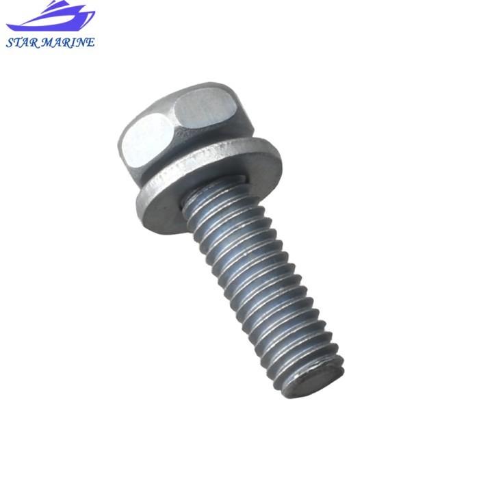 97395-06025 Boat Engine Screw Bolt for Yamaha Tohatsu Nissan 97095-06025 97080-06025 90101-06M27 90