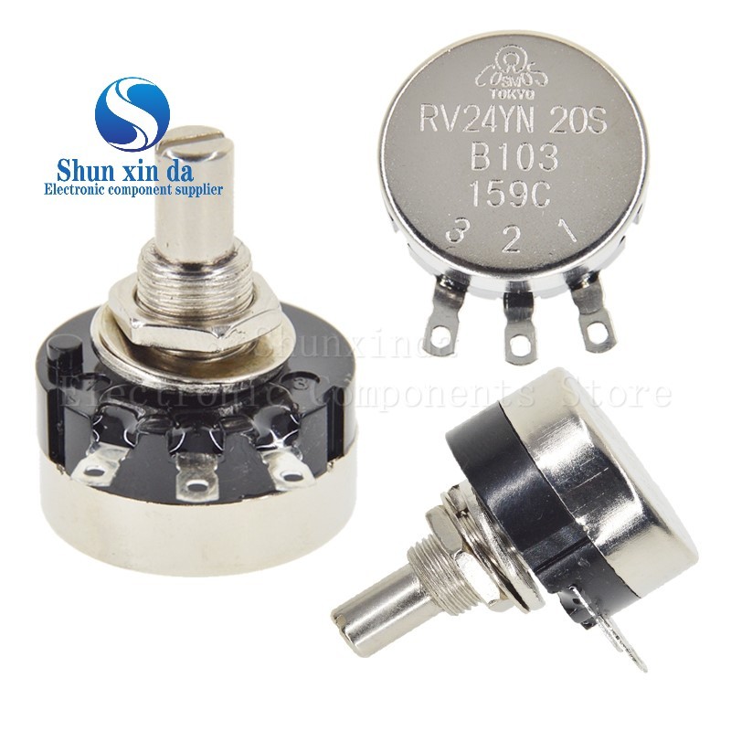 RV24YN20S 2W B102 B202 B502 B103 B204 B503 B104 RV24YN B105 1K 5K 20K 10K 100K 1M Single Turn Rotary