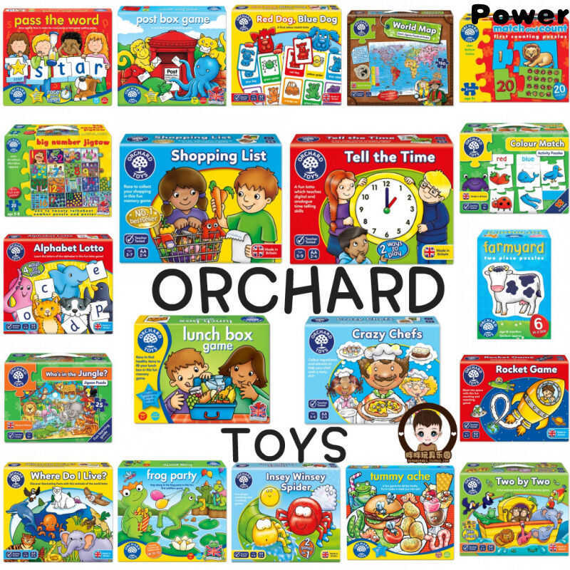 C Uk ORCHARD TOYS Board Game Children's Parent-Child Desop Game Puzzle Shopping List Toy Bus Flash