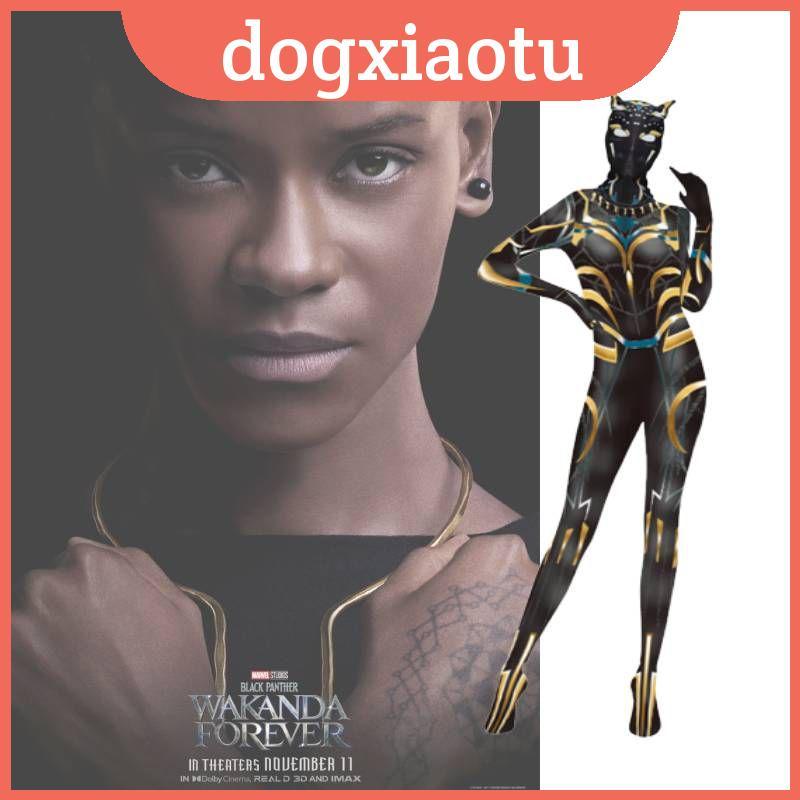 บอดี้สูทสำหรับผู้หญิงแบบ Letitia Wright จาก Black Panther: Wakanda Forever สวมใส่ง่ายและสบาย
