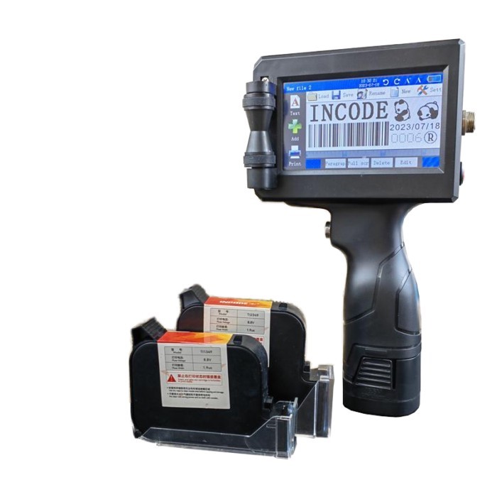 2025 Top Selling Mini Batch Qplastichand Held Portable Handheld TIJ Inkjet Jet Machine Inkjet Print