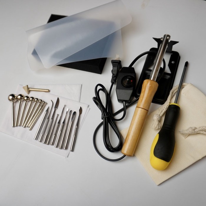Flower Iron Tool Set 220V Cloth Fabric Flower Making Tools Artificial Flower Ironing Machine Solder