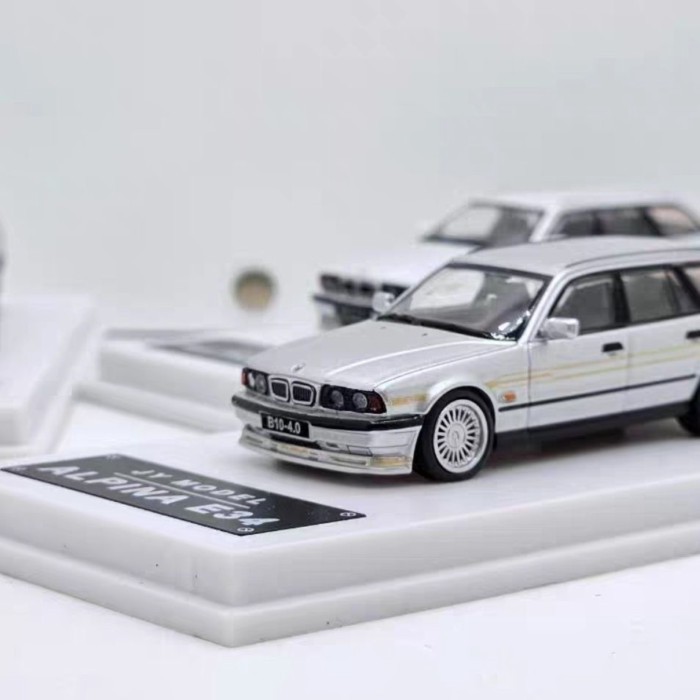 JY 1/64 BMW ALPINA E34 Station Car Tank Alloy Collection Model Silver Out of Print Model