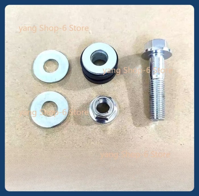 A SET for Kawasaki z250 z400 z650 z800 900 1000 rear foot pedal exhaust fixed rubber sleeve sleeve