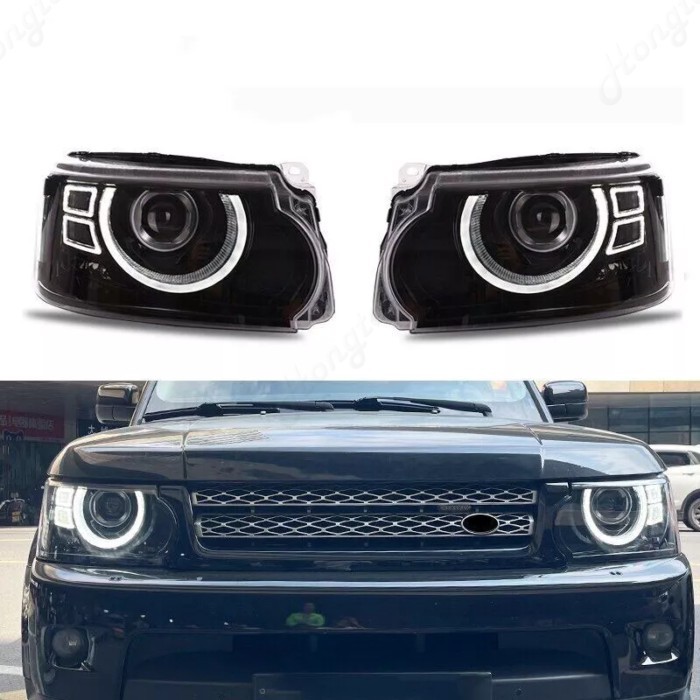 For 2010-13/20-23 Land Rover Defender headlights assembly retrofitted LED headlights, Full LED Proj