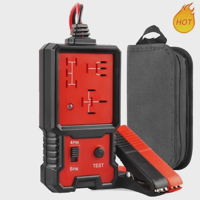 Car Relay Tester Voltage Tester Automotive Electronic Relay analyzer Universal 12V LED Indicator Li