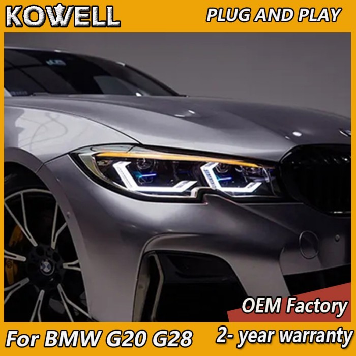 Car Styling for BMW G20 Headlight 2018-2021 G28 Headlight 3 series 325i 320i DRL Turn Signal Low Hi