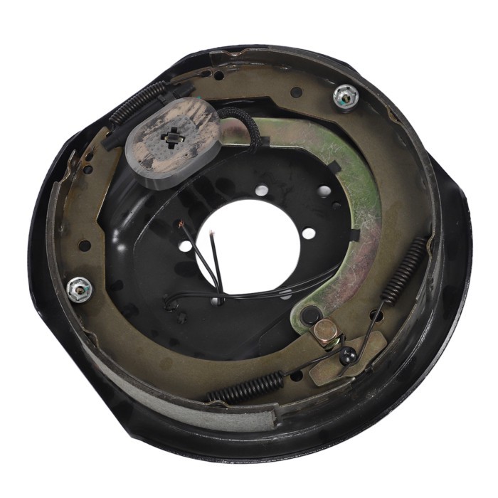 12in Electric Trailer Brake Metal Construction 7000 Lbs Brake for Cargo Boat Trailer Spindle 12in E