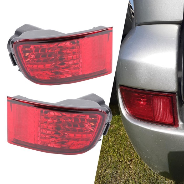 Hoping Auto Rear Bumper Fog Light  For TOYOTA LAND CRUISER PRADO FJ120 GRJ120 TRJ120 RZJ120 KDJ120