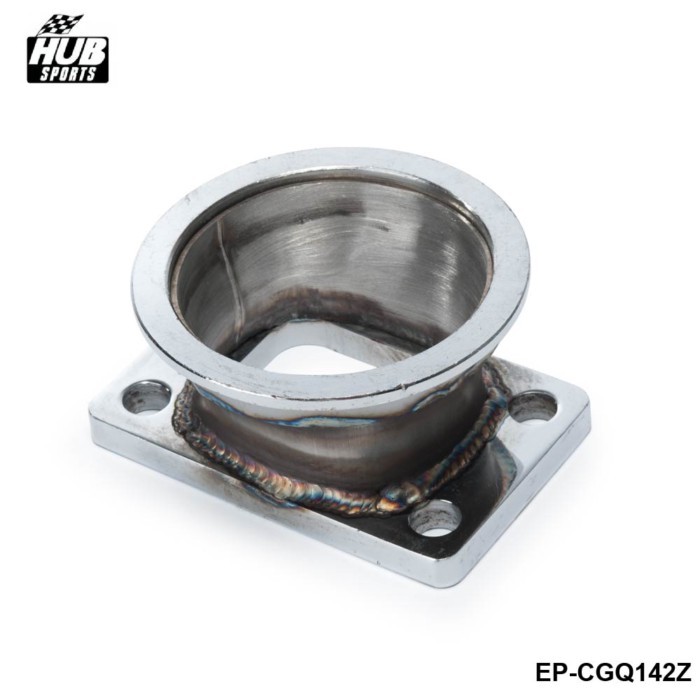 Steel Adaptor Kit T3 T3/T4 5 Bolt Turbo Downpipe Flange to 3" V Band HU-CGQ142Z