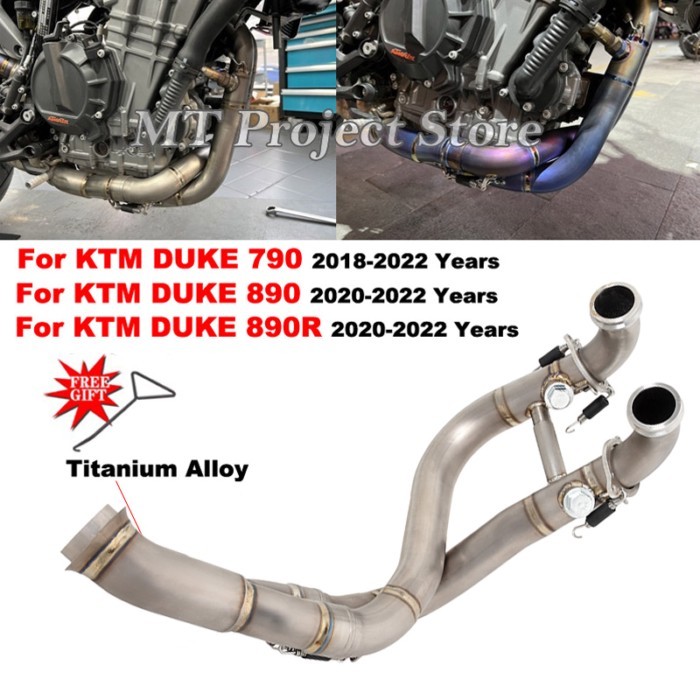 Slip On For KTM DUKE790 DUKE890 DUKE 790 890 890R 2018 - 2023 Motorcycle Exhaust Escape Muffler Tit