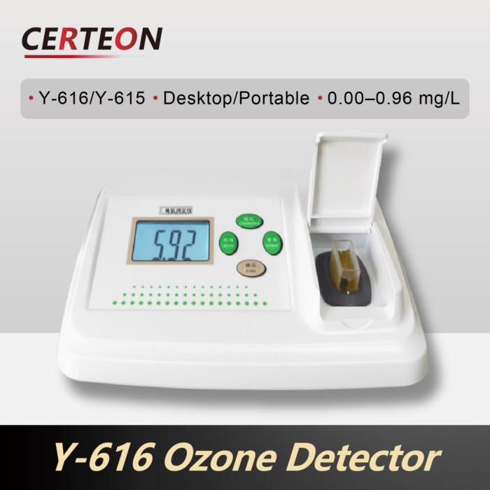 Y-616 Desktop & Portable Ozone Analyzer for Water Quality Disinfection, Dissolved Ozone Concentrati
