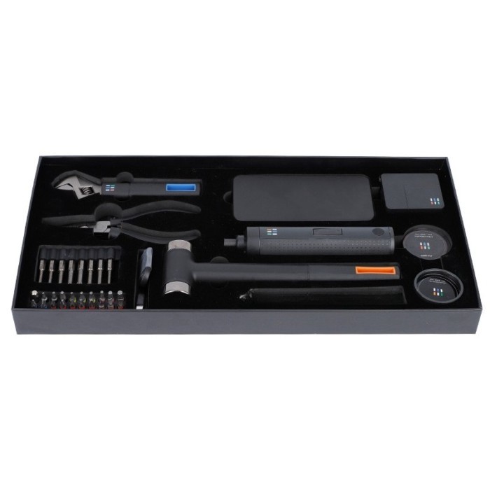 Household Tool Hardware Kit Toolbox Multifunctional Electric Screwdriver Handle Electric Drill Box