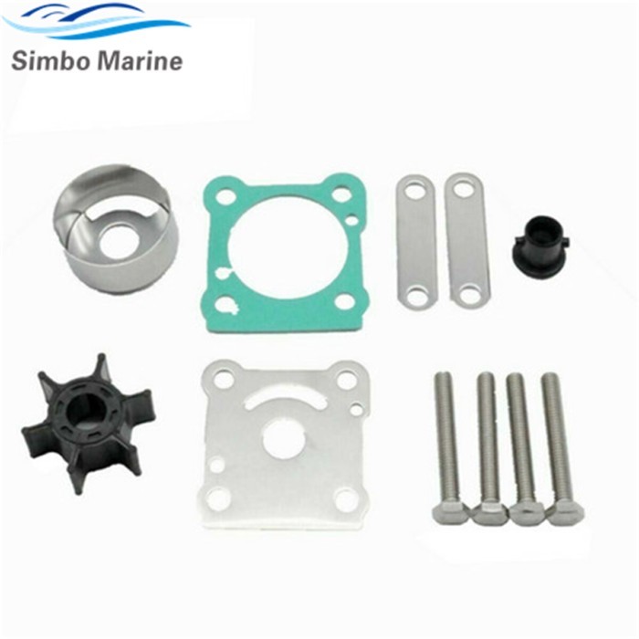6G1-W0078-00 Water Pump Impeller Service Kit For Yamaha 2 Stroke 6 8 HP Outboard 6G1-W0078-01 6G1-W