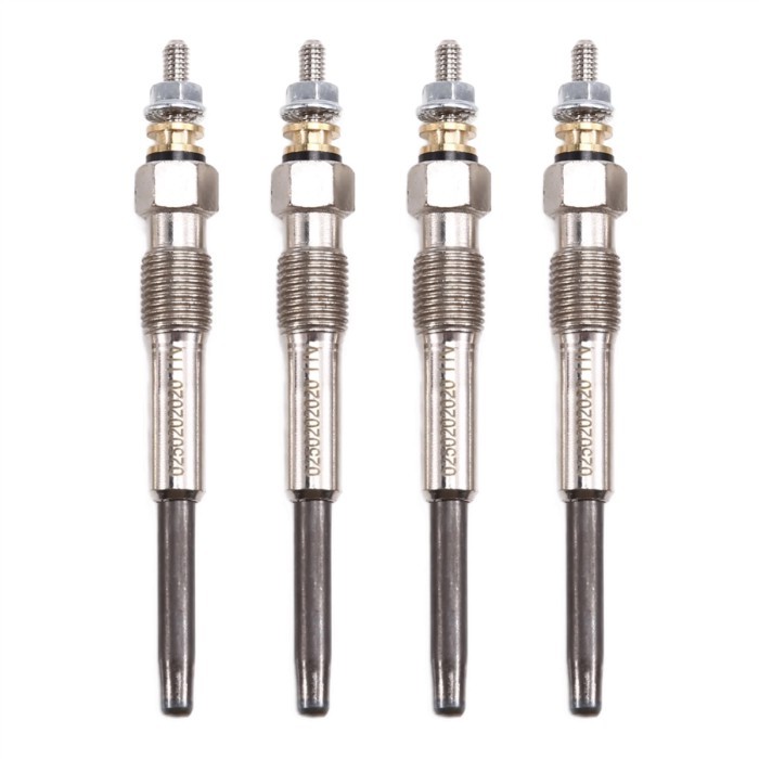 A48M-Professional 4Pcs Engine Glow Plug 0250202020 for Peugeot for Citroen 1.9D Engine 1994-2000 Di