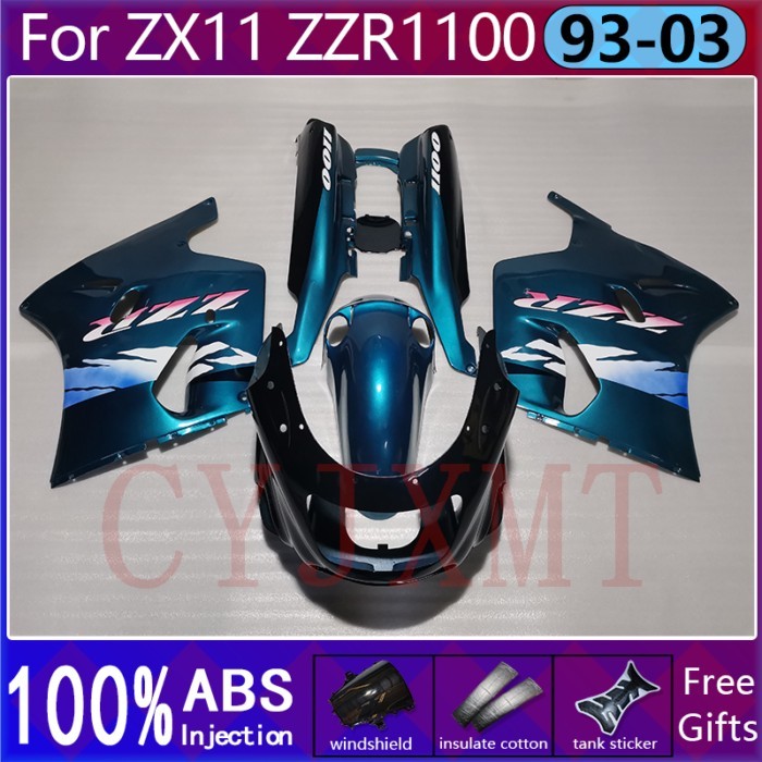 Motorcycle Fairings Kit for Kawasaki ZX11 ZZR1100C 1993-2003 Bodywork Fairing zx-11 zzr 1100 1100c
