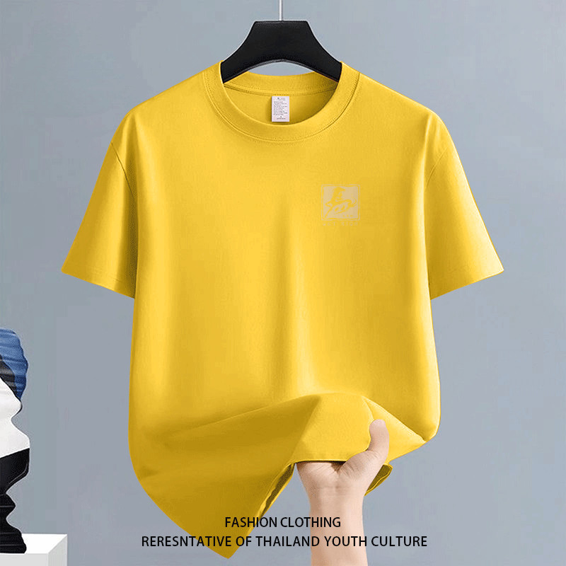 1314 เสื้อยืดผู้ชาย OVERSIZE สตรีทแฟชั่น ลายการ์ตูน คอกลม COOL Christmas CASUAL FASHION สีดําแขนสั้น สีขาว-ดำ NEW YEAR - รูปที่ 5