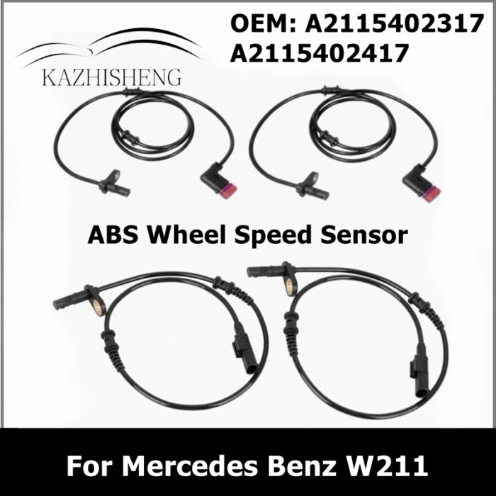 Front Rear ABS Wheel Speed Sensor for Mercedes Benz W211 S211 VF211 E320 E350 E500 E63 A2115402317
