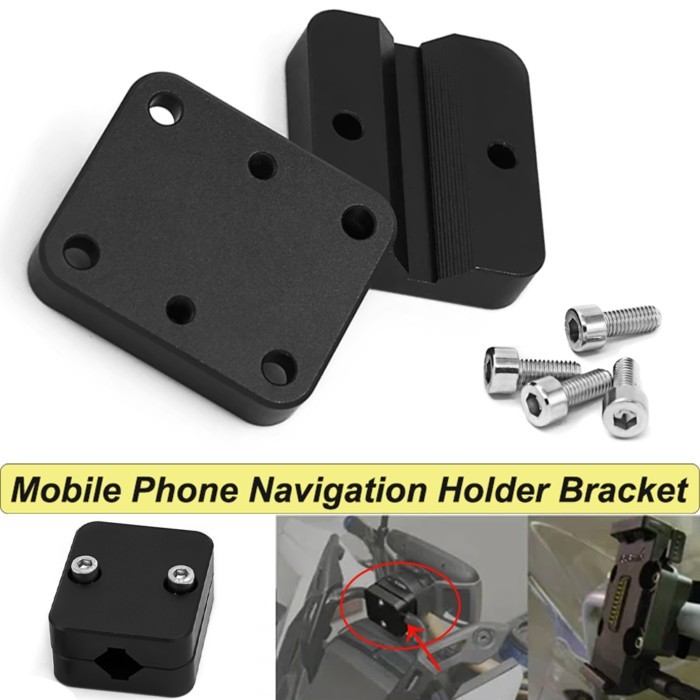 For BMW R1200GS R 1200 GS LC ADV F800GS Mobile Phone Navigation Holder Bracket Black Motorcycle Acc