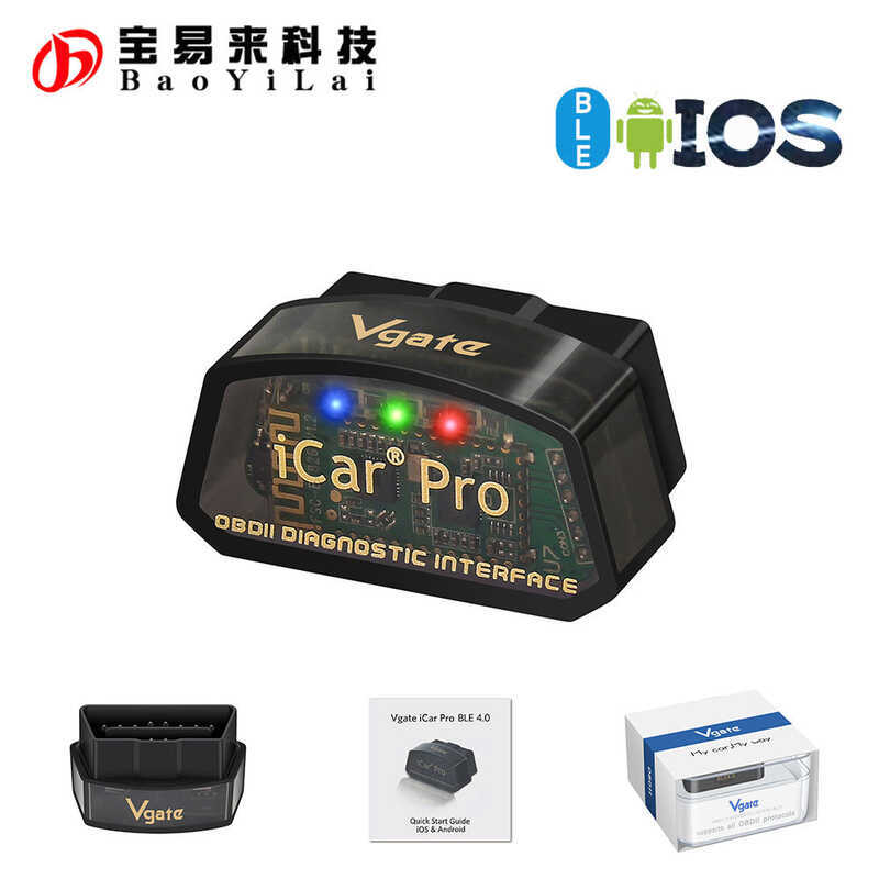 ICar Pro BLE 4.0 การใช้พลังงานต่ําบลูทูธ wifi OBD เครื่องมือวินิจฉัยความผิดพลาดในรถยนต์ Android Appl