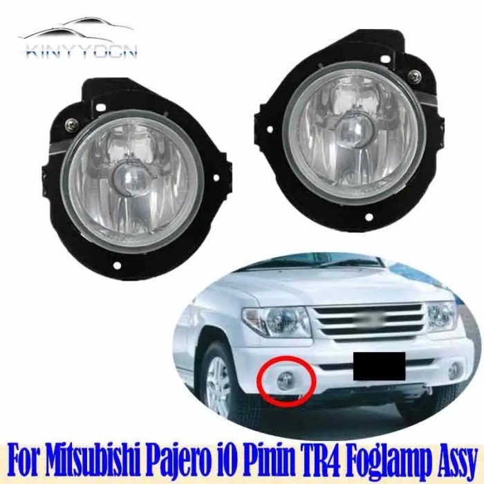 For Mitsubishi Pajero iO Pinin TR4 Front Bumper Fog Light Foglight Fog Lamp Foglamp DRL Day Running