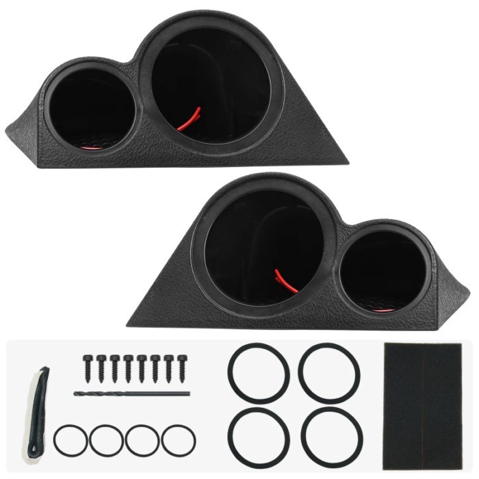 Auto Car Audio Speakers Modified Two-Way Tweeter Bracket Speakers Box Shell 3.5 inch Speaker Holder