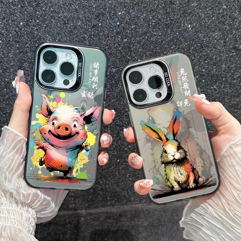 12 Zodiac Oxมังกรหมูกระต่ายเคสโทรศัพท์สําหรับTecno Spark 20 Pro 20C 30C Go 1 1S 2 2025 2024 Pova 6 P