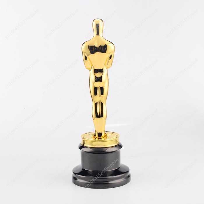 Oscar Trophy Custom Metal Trophy Making Crystal Trophy Medal Souvenir Alloy Gold Plated Emmy