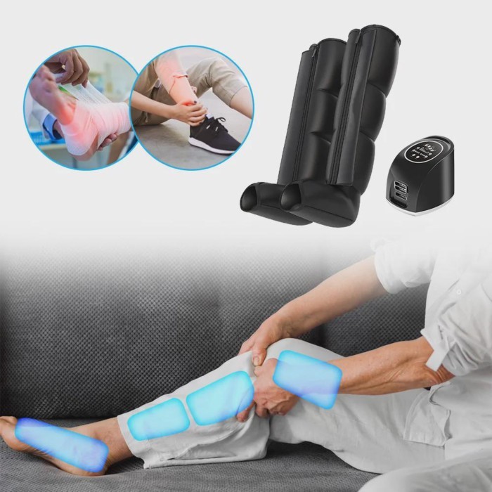 Foot Leg Air Pressure Leg Massager Promotes  Circulation Body Massager Muscle Relaxation Lymphatic