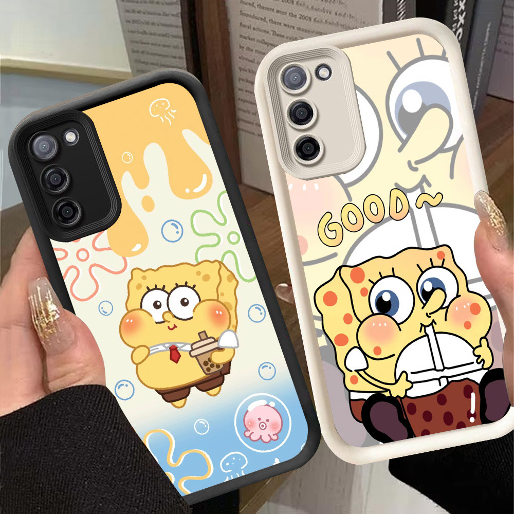 G-20 SpongeBob Casing สําหรับ Xiaomi Redmi 15C 15 5G สีดําและสีขาว