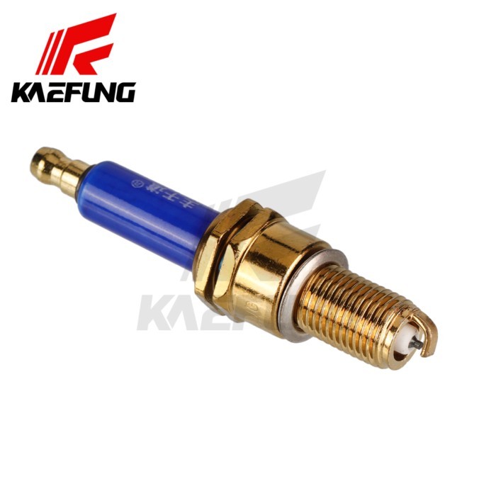 Motorcycle Iridium Spark Plug D8TC Kart Bright Yellow Spark Plug Alloy Dirt Spark Plug Scooter Comp