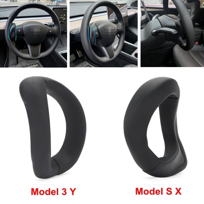 Car Steering Wheel Counterweight Ring For Tesla Model 3 S X Y Autopilot Automatic FSD Control Boost