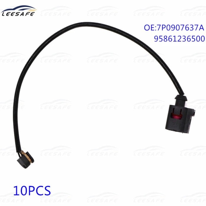 10pcs Brake Pad Wear Sensor 7P0907637A 95861236500 for Porsche Cayenne 970 PANAMERA 970 VW Touareg
