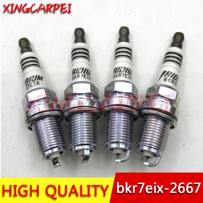 4pcs/lots BKR7EIX 2667 Iridium Spark Plug For Polaris Porsche BMW Honda Volvo BKR7EIX-2667 Auto Par