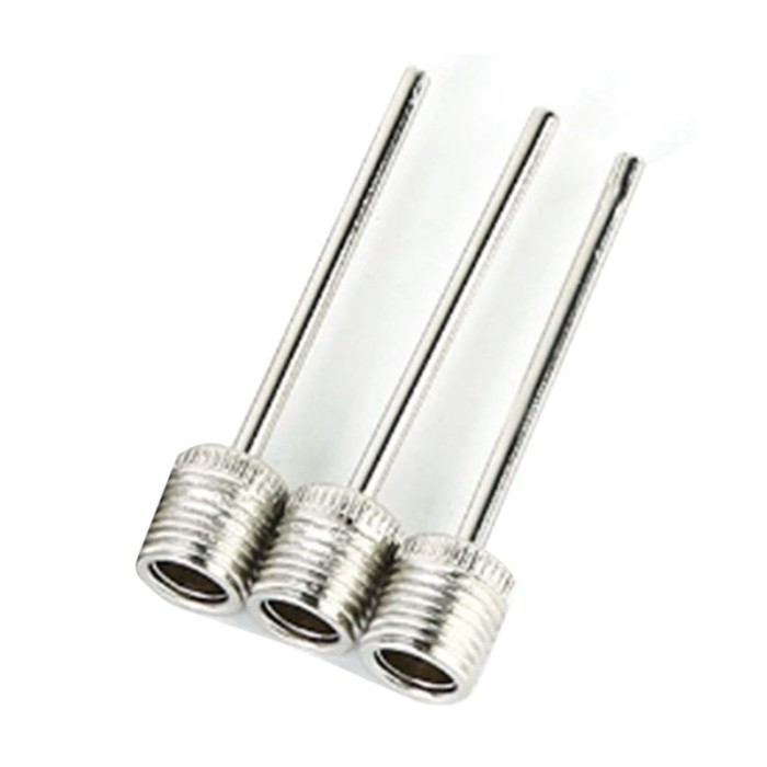 3PCS Ball Pump Inflation Needle Stainless Steel Air Pump Needle For Inflating Football Basketball V
