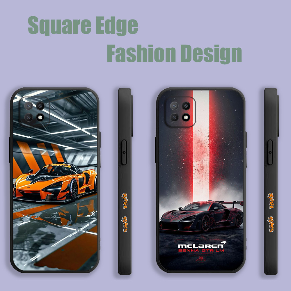 ปลอกสําหรับ Samsung Galaxy S25 S25 ULTRA A16 A36 McLaren Senna JGL45 เคสโทรศัพท์ขอบสี่เหลี่ยม
