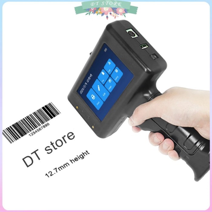 Handheld Thermal Inkjet Printer English Language Production Date Number Logo Expiry Date Label Plas
