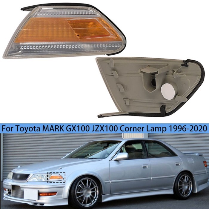 Car Left / Right Front Turn Signal Light Corner Lamp For Toyota MARK GX100 JZX100 1996 1997 1998 19